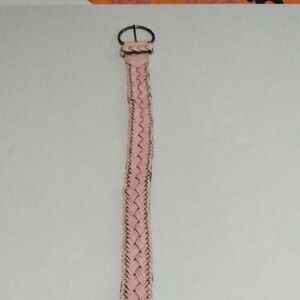 Braided‎ Pink Belt Size 8